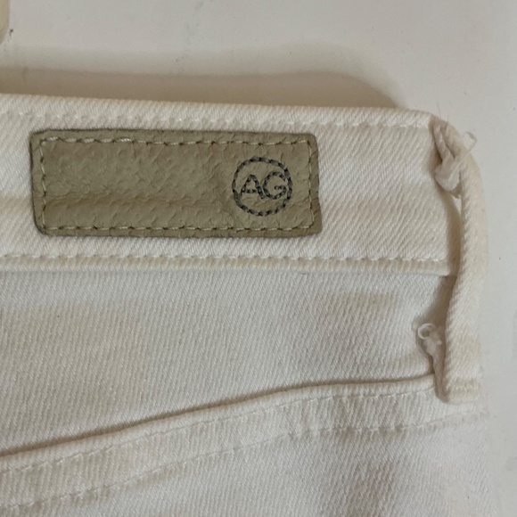 AG The Stevie Ankle white cut spring summer jeans size 8 - Picture 3 of 7